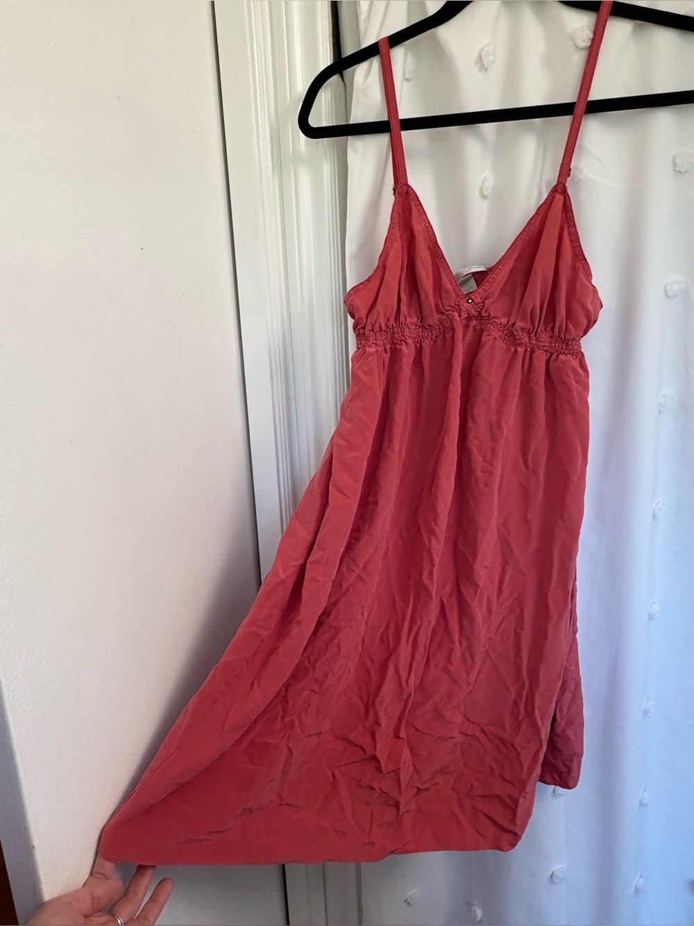 Victoria's Secret Coral Silk Slip